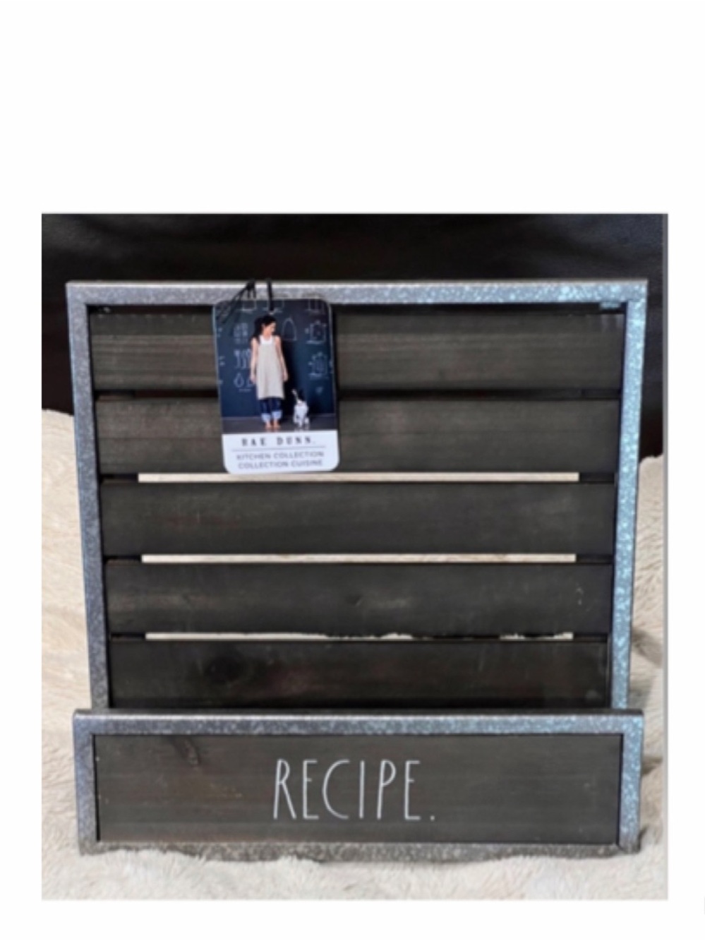 NEW Rae Dunn Recipe Cookbook Stand Holder